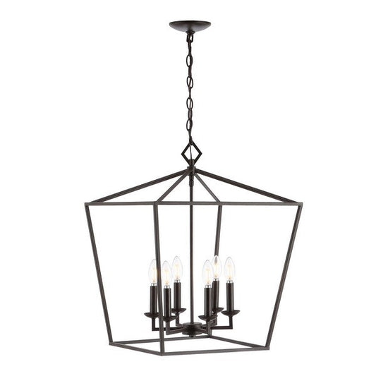 Chez Lantern Pendant- Black (in-store pickup only)